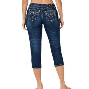 Miss Me Skinny Jeans MW757252 Women 28 Capri Length
BB